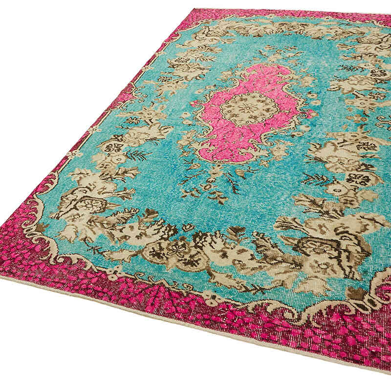 Hand Carved Over-Dyed Rug - 5' 8" x 9' 9" (68" x 117") - K0082132