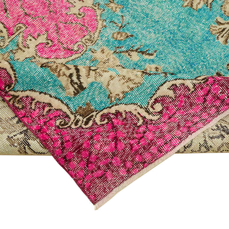 Hand Carved Over-Dyed Rug - 5' 8" x 9' 9" (68" x 117") - K0082132