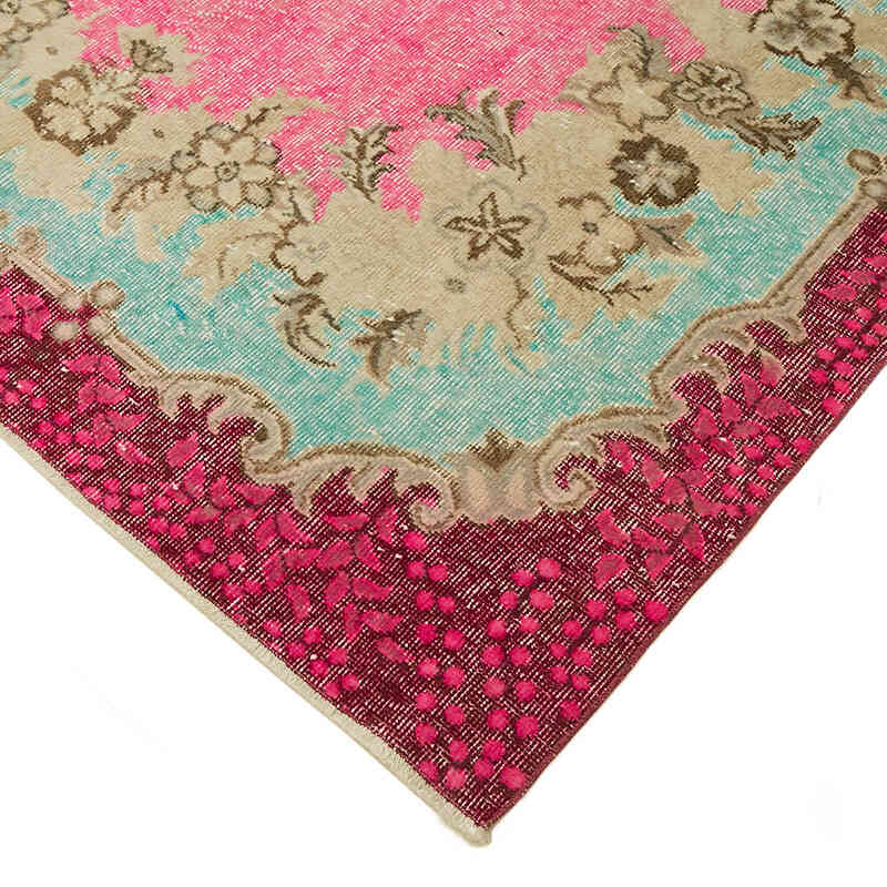 El Oyması Boyalı Halı - 166 cm x 272 cm - K0082133