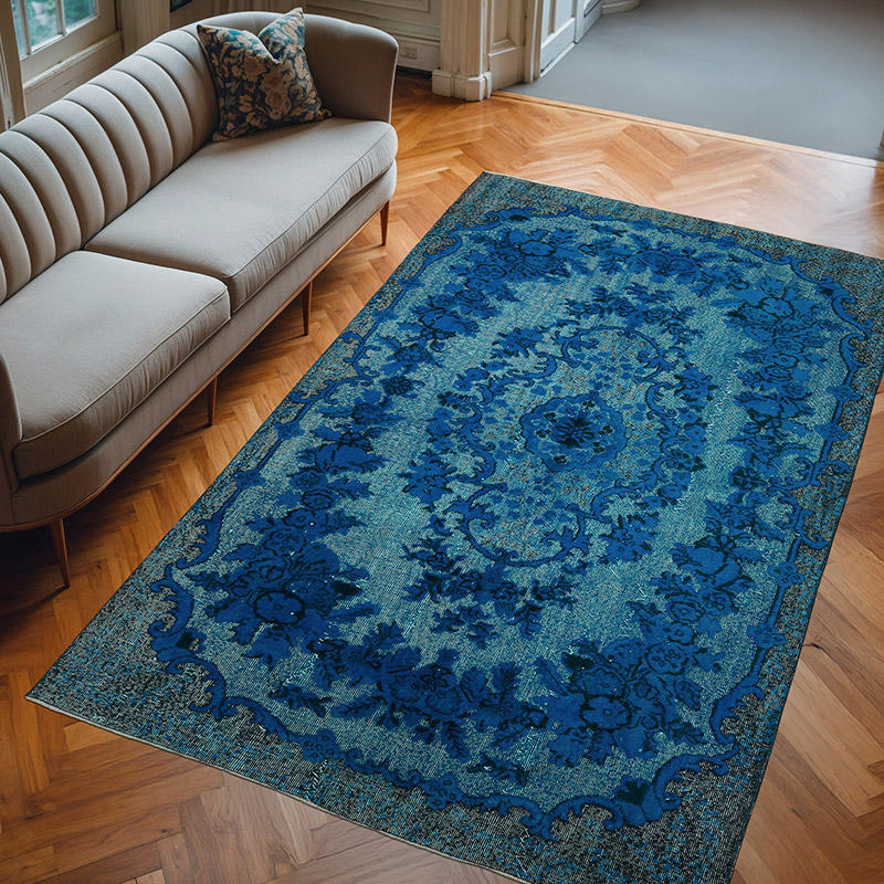 El Oyması Boyalı Halı - 173 cm x 274 cm - K0082134