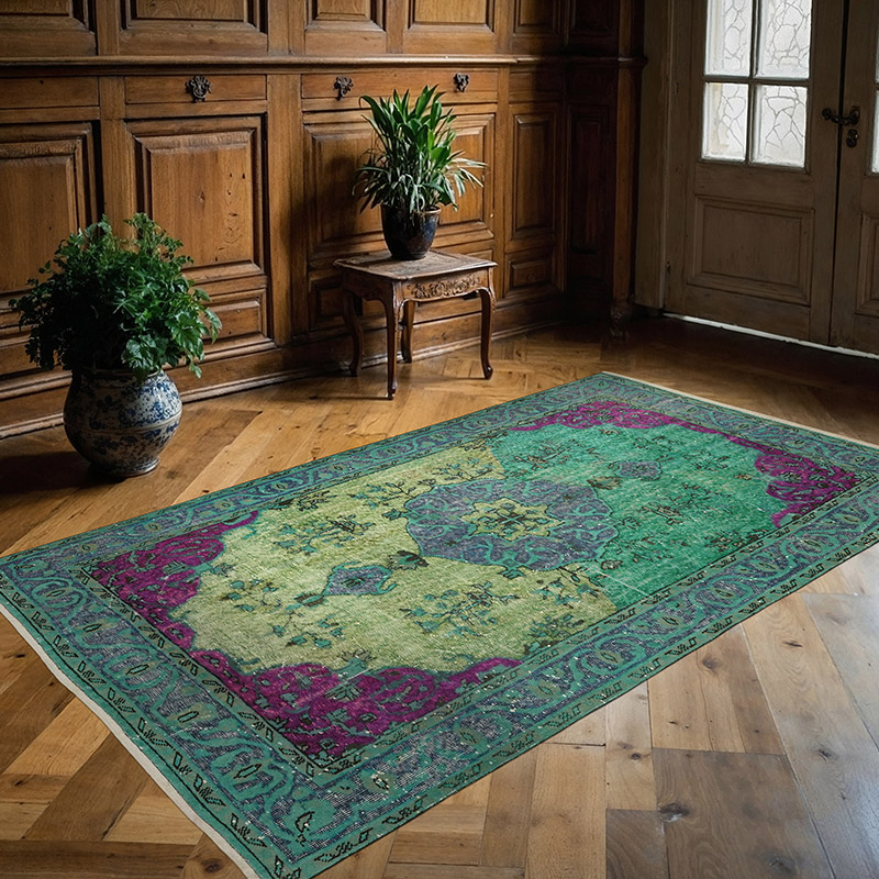 El Oyması Boyalı Halı - 155 cm x 265 cm - K0082136