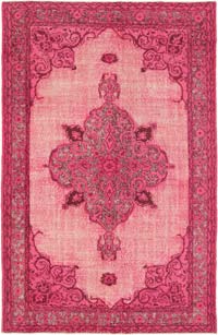 Hand Carved Over-Dyed Rug - 6' 9" x 10' 2" (81" x 122")