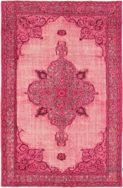 Hand Carved Over-Dyed Rug - 6' 9" x 10' 2" (81" x 122")