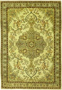 El Oyması Boyalı Halı - 200 cm x 290 cm