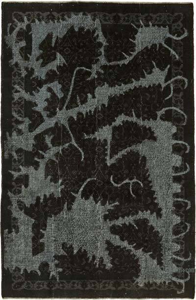 Hand Carved Over-Dyed Rug - 6' 9" x 10' 4" (81" x 124")