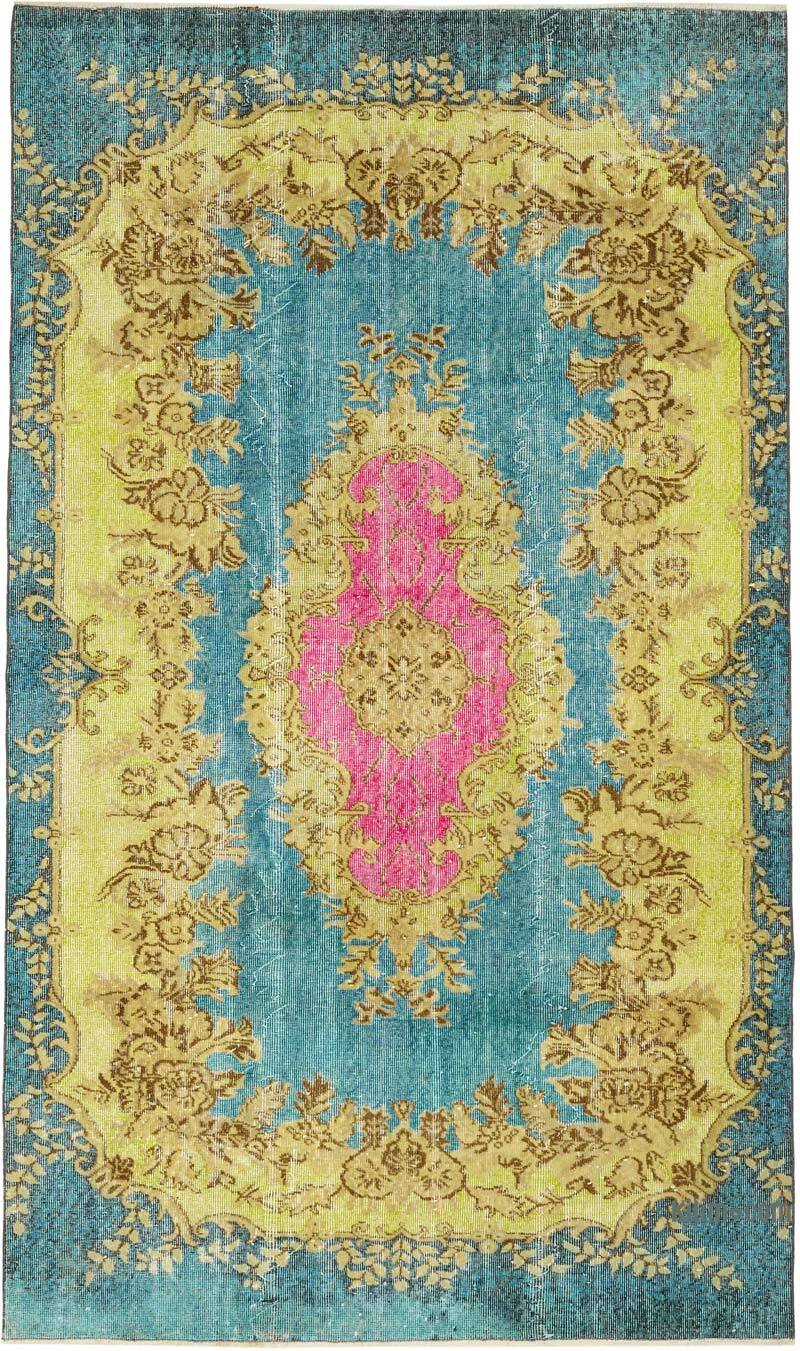El Oyması Boyalı Halı - 166 cm x 287 cm - K0082142