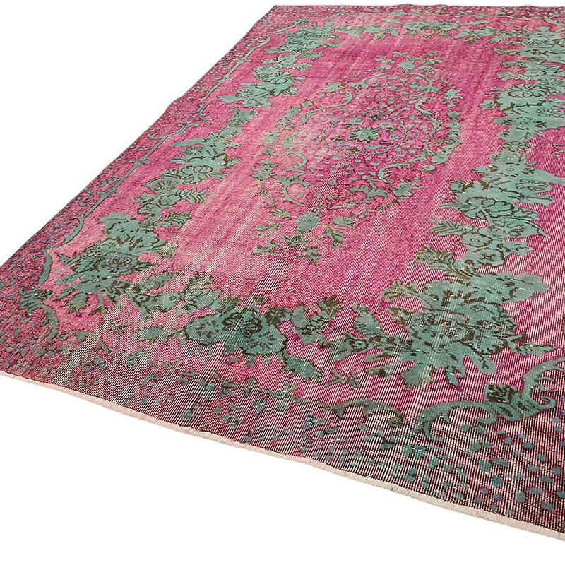 Hand Carved Over-Dyed Rug - 6'  x 9' 2" (72" x 110") - K0082143