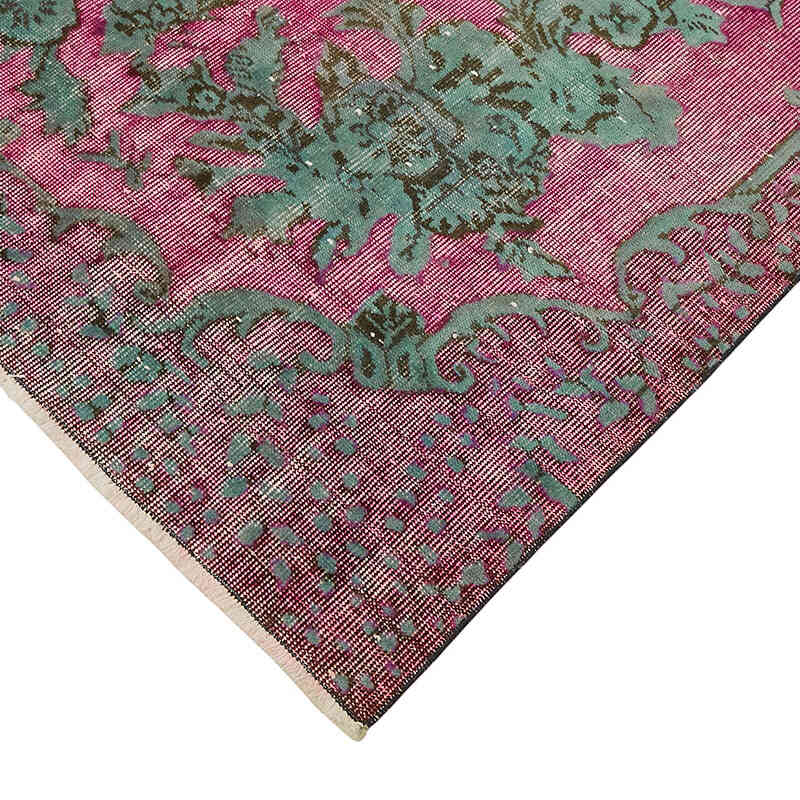 Hand Carved Over-Dyed Rug - 6'  x 9' 2" (72" x 110") - K0082143