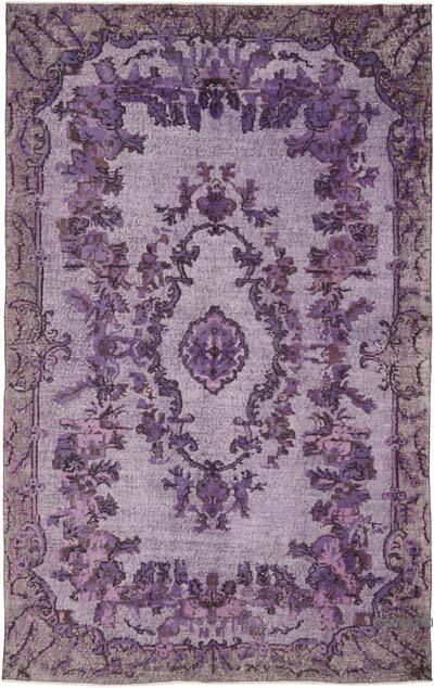 Alfombra Tallada a Mano Sobre Teñida - 190 cm x 311 cm