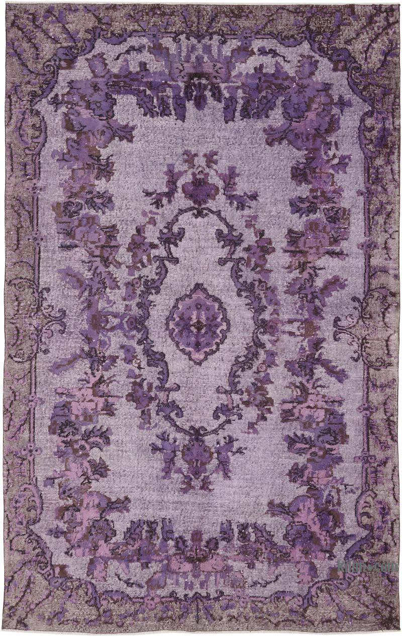 Alfombra Tallada a Mano Sobre Teñida - 190 cm x 311 cm - K0082146