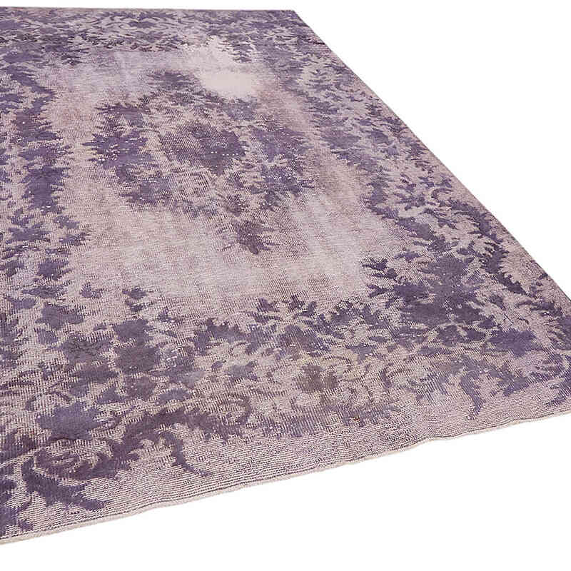 Hand Carved Over-Dyed Rug - 6'  x 10' 2" (72" x 122") - K0082147