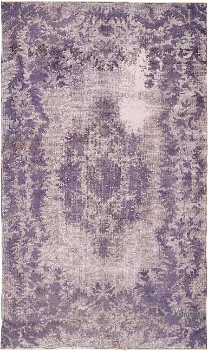 Hand Carved Over-Dyed Rug - 6'  x 10' 2" (72" x 122") - K0082147