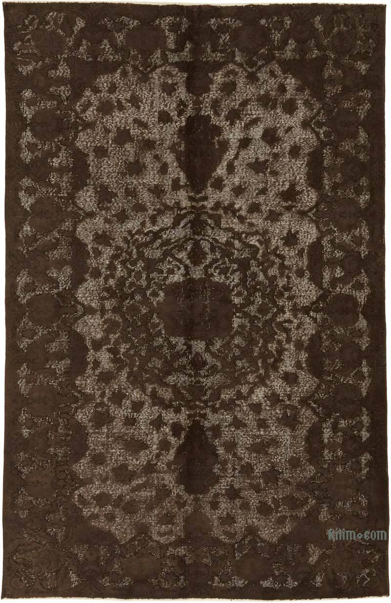 Hand Carved Over-Dyed Rug - 5' 6" x 8' 8" (66" x 104") - K0082148