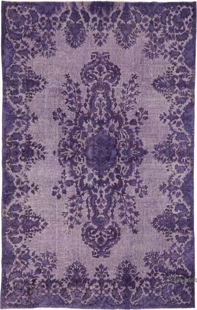 Alfombra Tallada a Mano Sobre Teñida - 207 cm x 324 cm