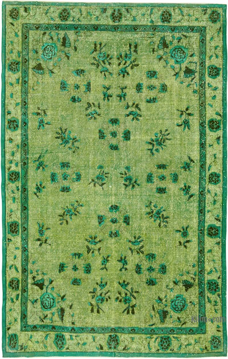 Alfombra Tallada a Mano Sobre Teñida - 203 cm x 312 cm - K0082154
