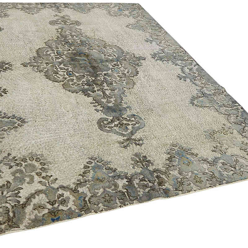 Hand Carved Over-Dyed Rug - 6' 10" x 10' 1" (82" x 121") - K0082156