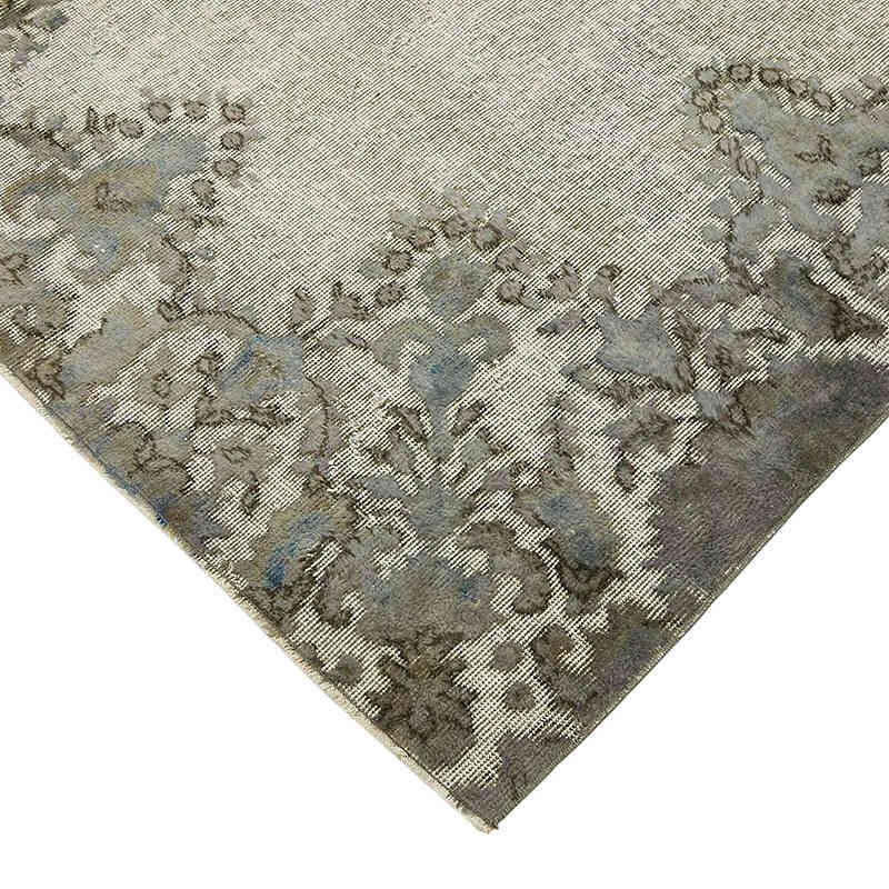 Hand Carved Over-Dyed Rug - 6' 10" x 10' 1" (82" x 121") - K0082156