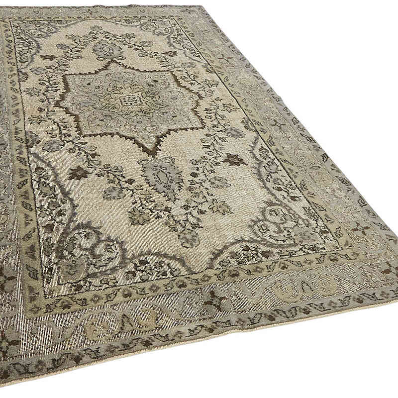 Hand Carved Over-Dyed Rug - 5' 6" x 9' 7" (66" x 115") - K0082157