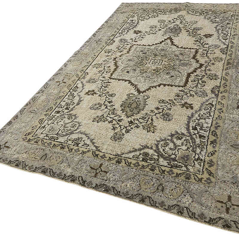 Hand Carved Over-Dyed Rug - 5' 6" x 9' 7" (66" x 115") - K0082157