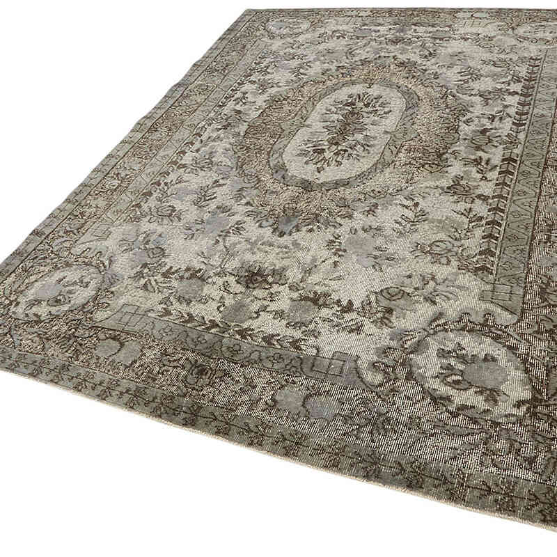 Hand Carved Over-Dyed Rug - 6' 4" x 9' 3" (76" x 111") - K0082158