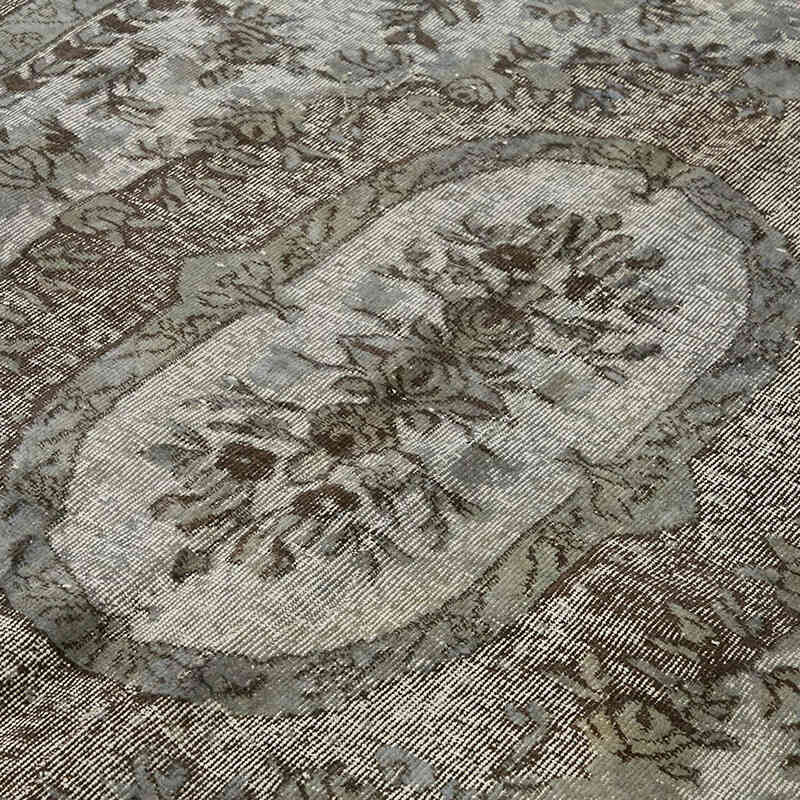 Hand Carved Over-Dyed Rug - 6' 4" x 9' 3" (76" x 111") - K0082158