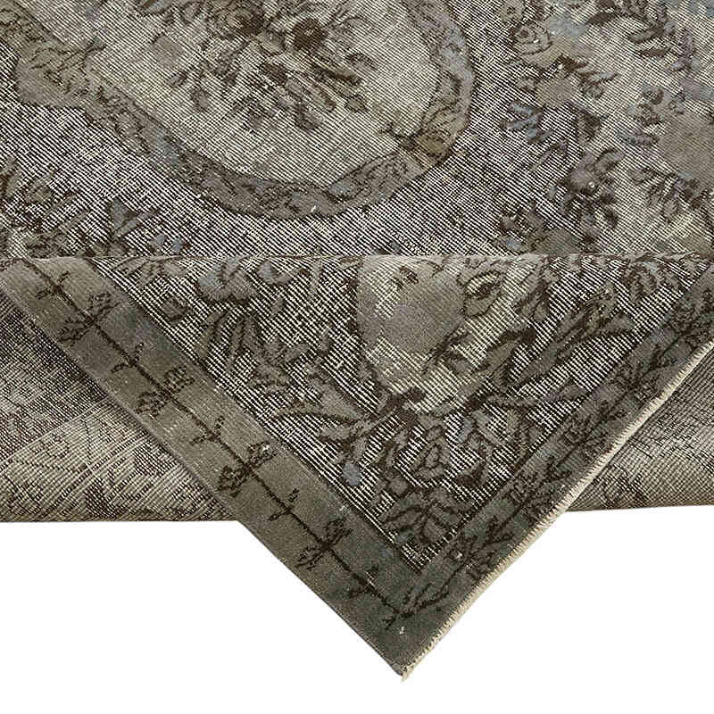 Hand Carved Over-Dyed Rug - 6' 4" x 9' 3" (76" x 111") - K0082158