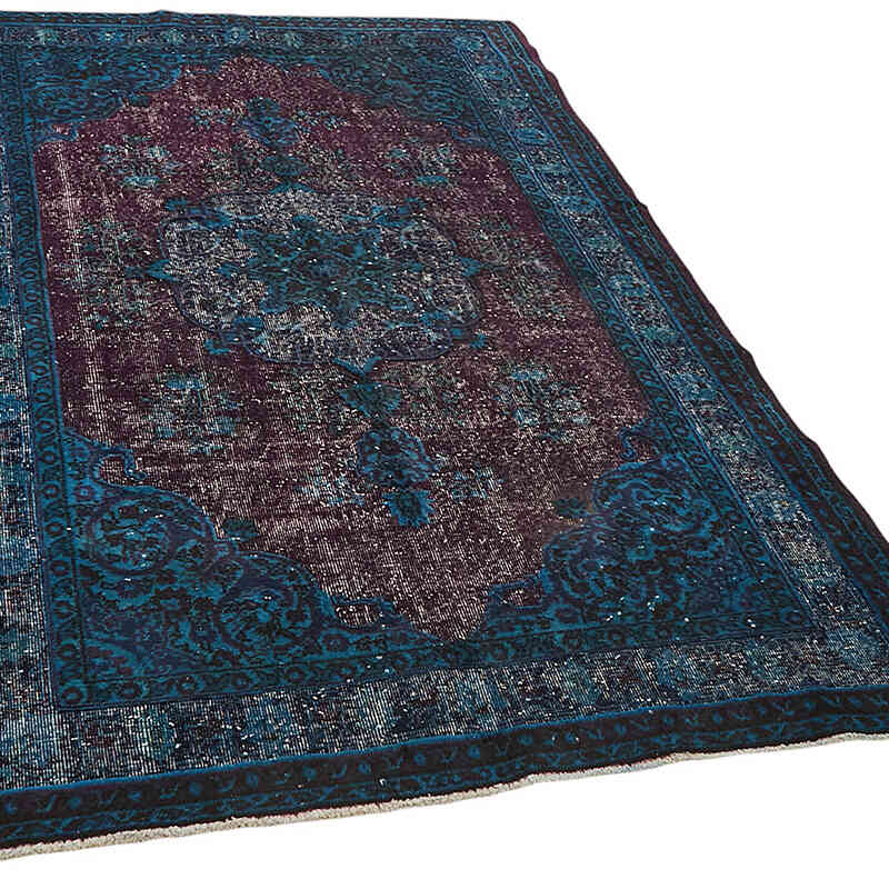 Hand Carved Over-Dyed Rug - 4' 10" x 7' 7" (58" x 91") - K0082160
