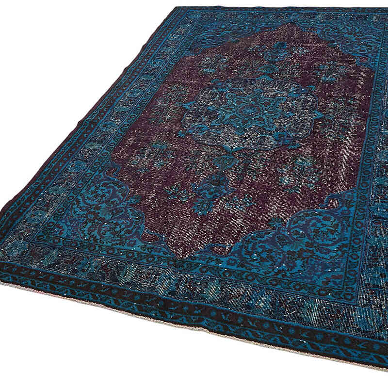 Hand Carved Over-Dyed Rug - 4' 10" x 7' 7" (58" x 91") - K0082160