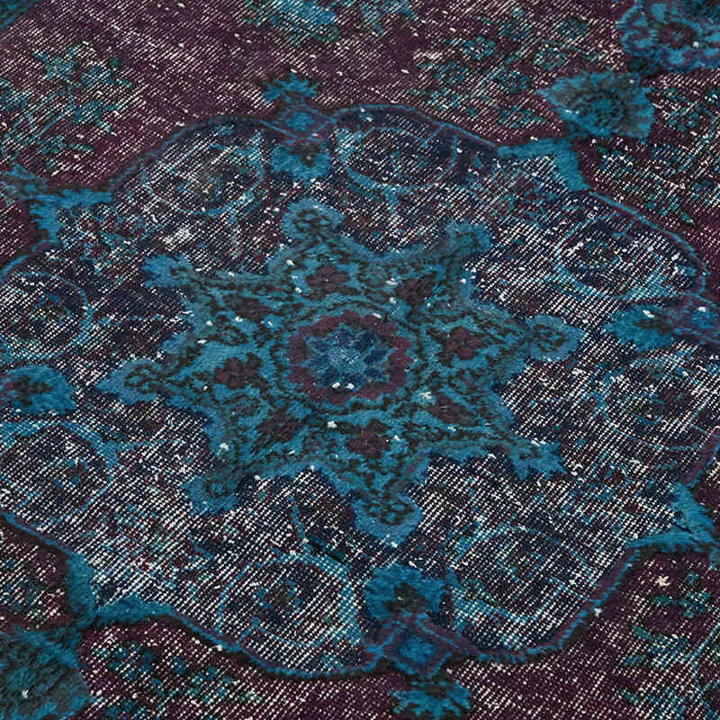 Hand Carved Over-Dyed Rug - 4' 10" x 7' 7" (58" x 91") - K0082160