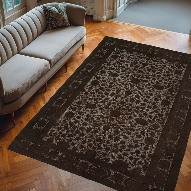 El Oyması Boyalı Halı - 198 cm x 286 cm - K0082161