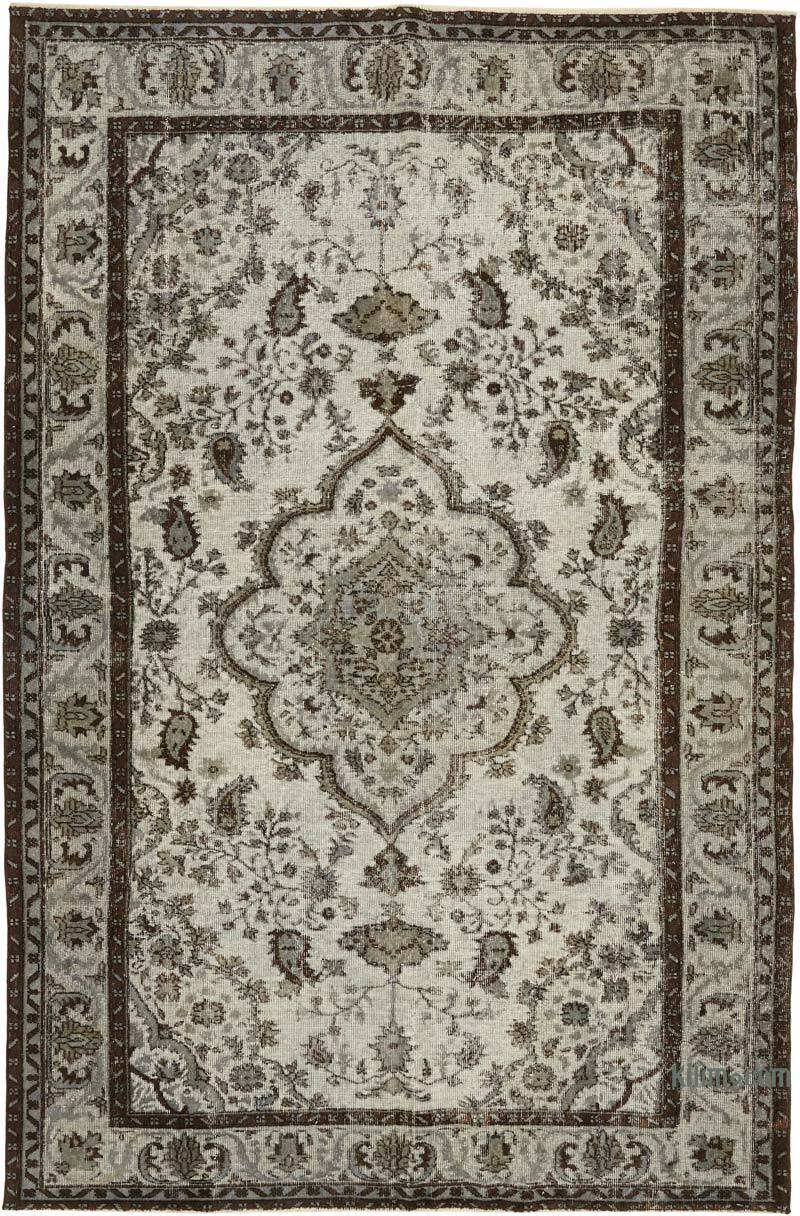 Alfombra Tallada a Mano Sobre Teñida - 200 cm x 304 cm - K0082163