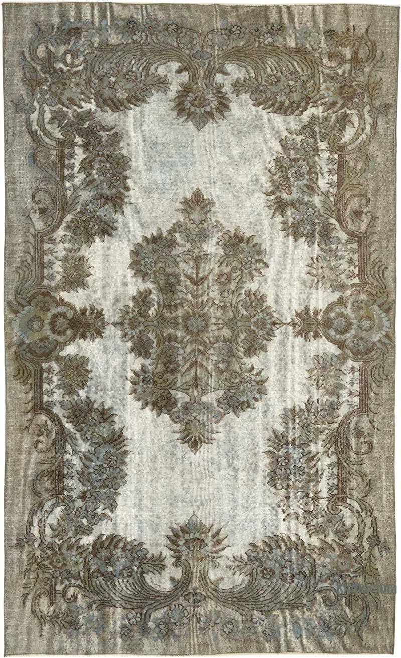 El Oyması Boyalı Halı - 164 cm x 267 cm - K0082164