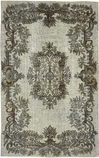 Hand Carved Over-Dyed Rug - 5'  x 7' 10" (60" x 94")