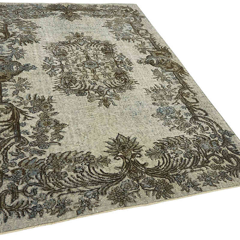 Alfombra Tallada a Mano Sobre Teñida - 153 cm x 240 cm - K0082166