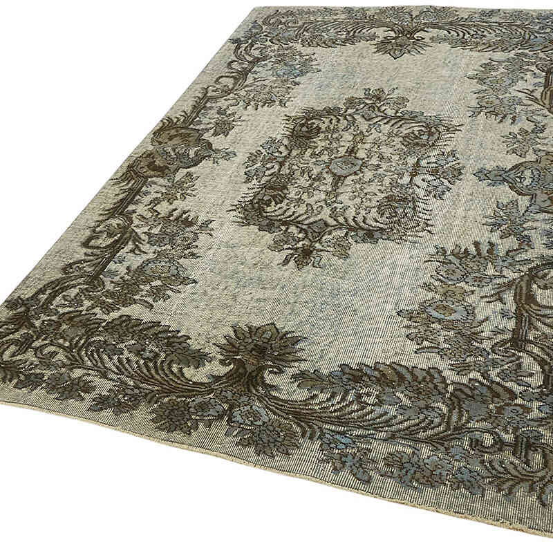 Alfombra Tallada a Mano Sobre Teñida - 153 cm x 240 cm - K0082166