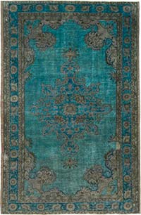 El Oyması Boyalı Halı - 217 cm x 332 cm