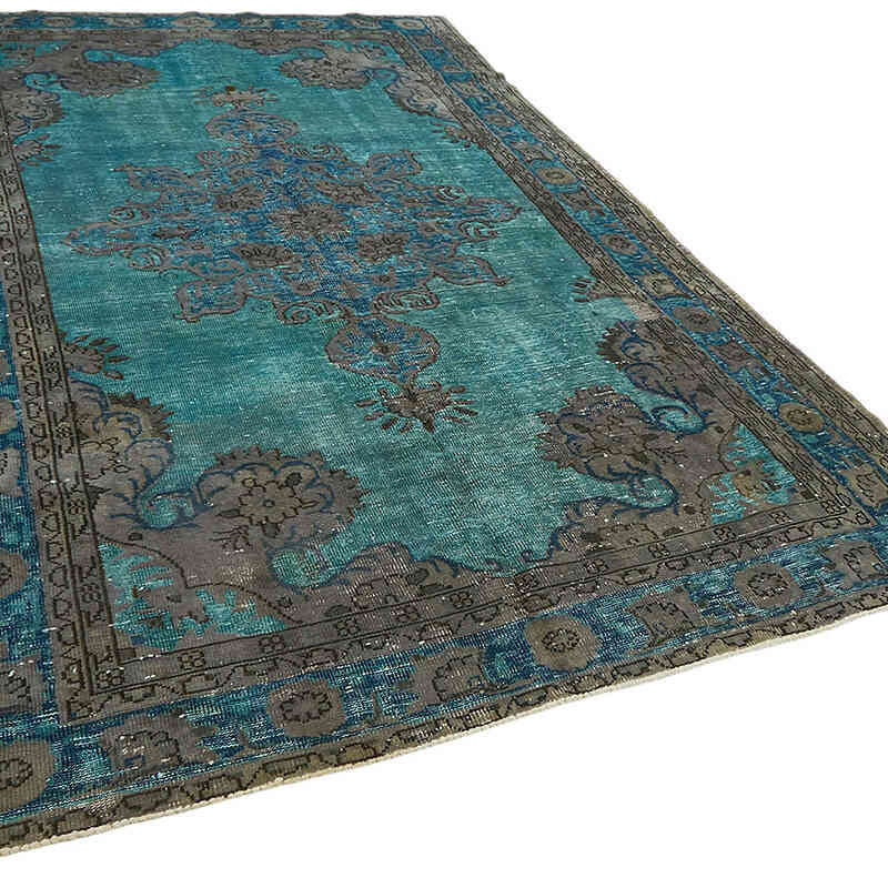 Alfombra Tallada a Mano Sobre Teñida - 213 cm x 330 cm - K0082168