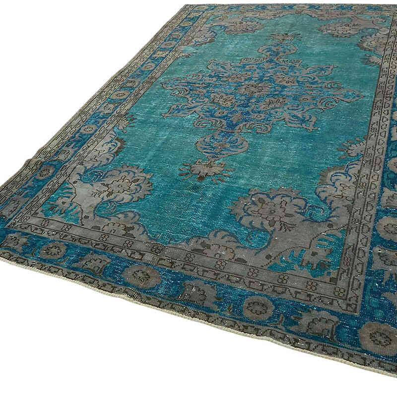 Alfombra Tallada a Mano Sobre Teñida - 213 cm x 330 cm - K0082168