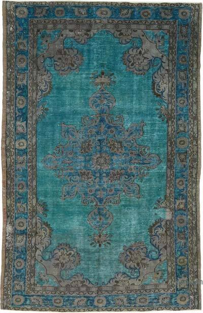Alfombra Tallada a Mano Sobre Teñida - 213 cm x 330 cm