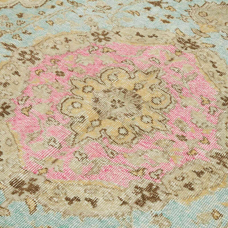 Alfombra Tallada a Mano Sobre Teñida - 185 cm x 283 cm - K0082171