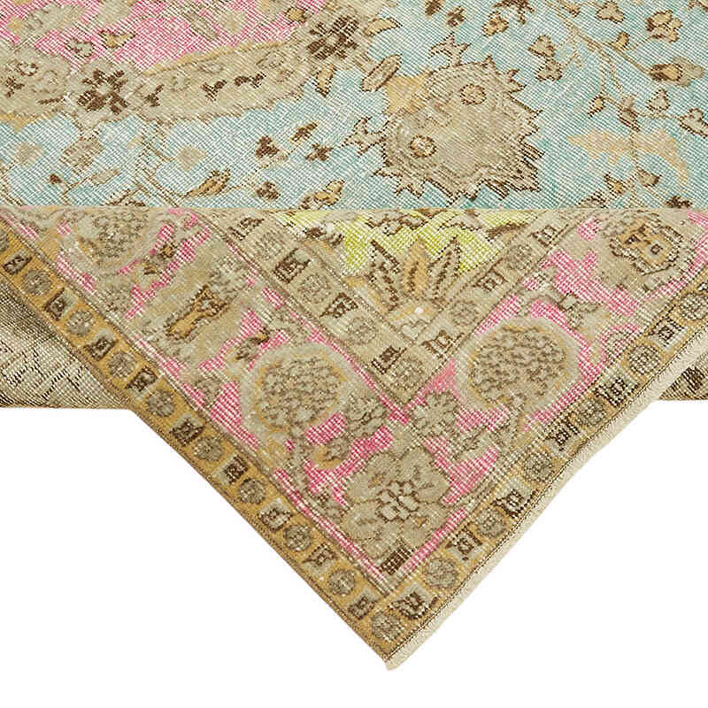 Alfombra Tallada a Mano Sobre Teñida - 185 cm x 283 cm - K0082171