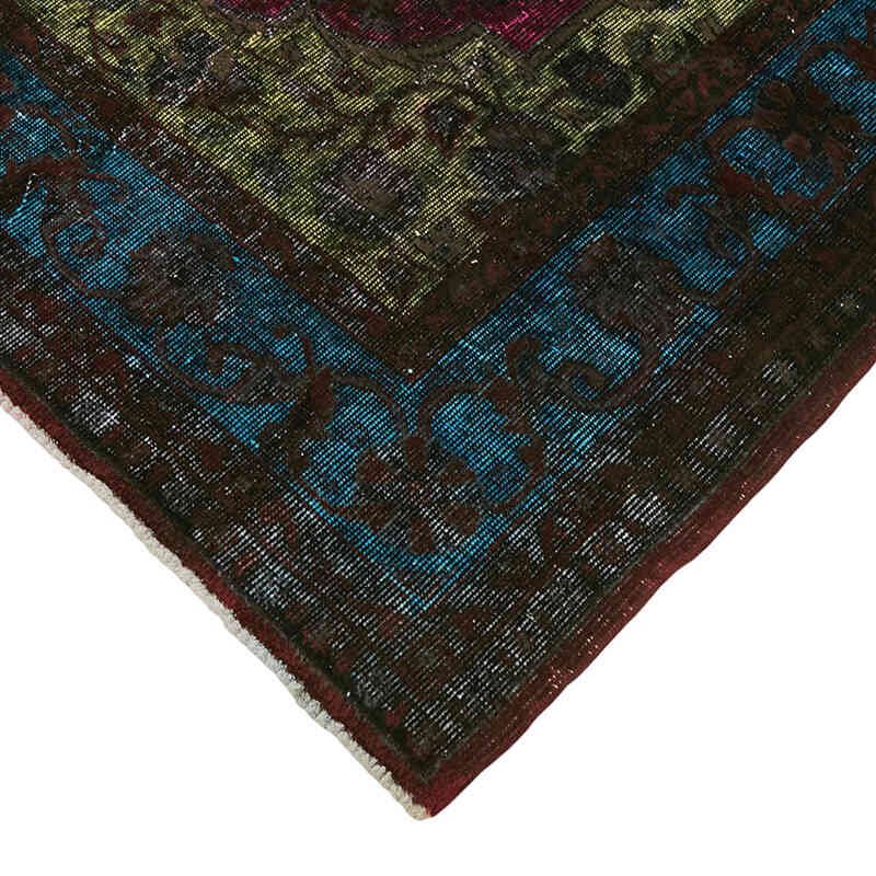 Hand Carved Over-Dyed Rug - 6' 7" x 9' 10" (79" x 118") - K0082173