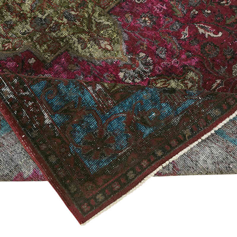 Hand Carved Over-Dyed Rug - 6' 7" x 9' 10" (79" x 118") - K0082173