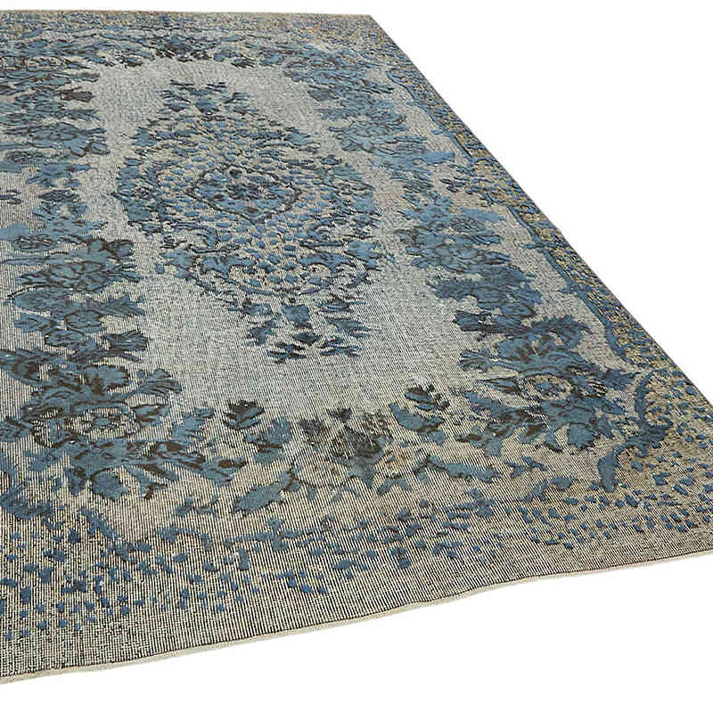 Hand Carved Over-Dyed Rug - 5' 9" x 9' 7" (69" x 115") - K0082176