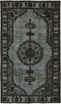 Hand Carved Over-Dyed Rug - 5' 7" x 9' 7" (67" x 115")