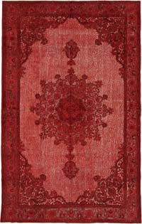 El Oyması Boyalı Halı - 208 cm x 335 cm