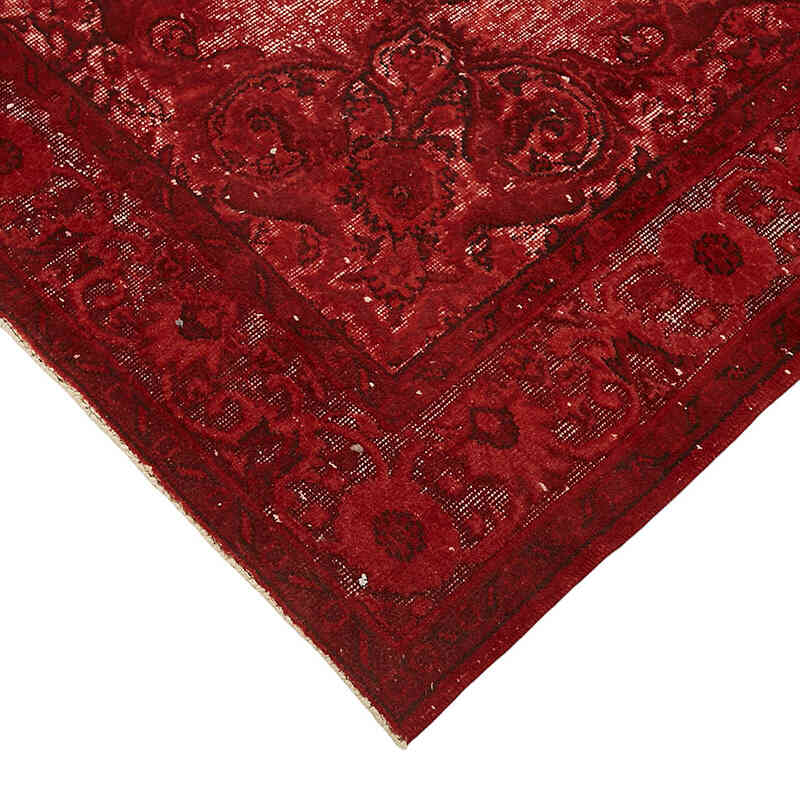 Hand Carved Over-Dyed Rug - 6' 10" x 11'  (82" x 132") - K0082179