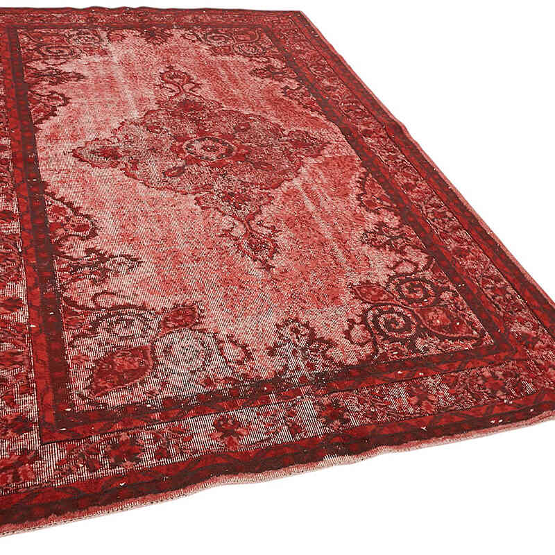 Hand Carved Over-Dyed Rug - 5' 8" x 9' 2" (68" x 110") - K0082180
