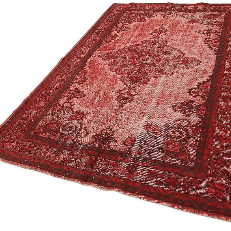 Hand Carved Over-Dyed Rug - 5' 8" x 9' 2" (68" x 110") - K0082180