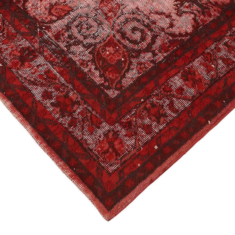 Hand Carved Over-Dyed Rug - 5' 8" x 9' 2" (68" x 110") - K0082180